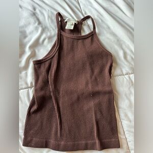 brown tank top super cute!